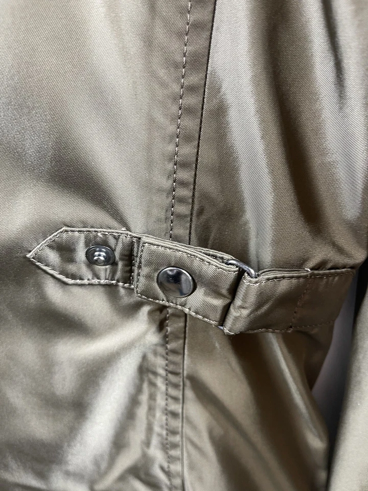 Lyle & Scott Men’s Olive Green Full Zip Lined Utility Field Jacket Pockets Large - Image 3 of 4