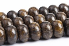 Natural Bronzite Beads Grade AAA Rondelle Loose Beads 6x4MM 8x5MM 10x6MM