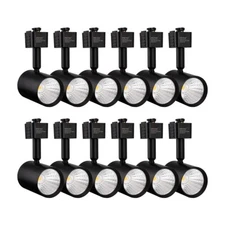 12 Pack LED Track Lighting Heads Compatible with Single Circuit J Type 3000K B