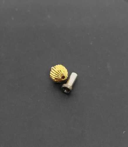 BREITLING B52043 CALLISTINO ORIGINAL SPARE PARTS GOLD CROWN AND TUBE