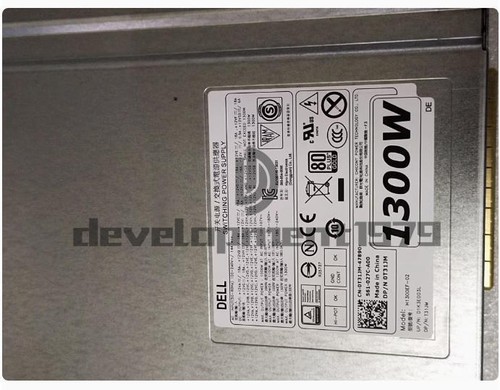 1 szt. Używany zasilacz DELL T7810 7610 7910 H1300EF-02 1300W - Zdjęcie 3 z 5