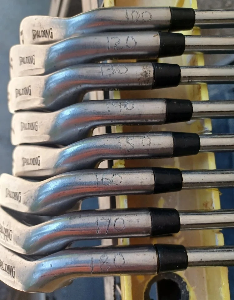 Spalding Molitor Golf RH Iron Set 3 4 5 6 7 8 9 P Oversize Iron Head Clubs - Image 4 of 4