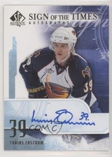 2008-09 SP Authentic Sign of the Times Tobias Enstrom #ST-TE Auto