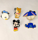 2008 Walt Disney Trading Pin Baby Donald Mickey Winnie the Pooh Eeyore springy