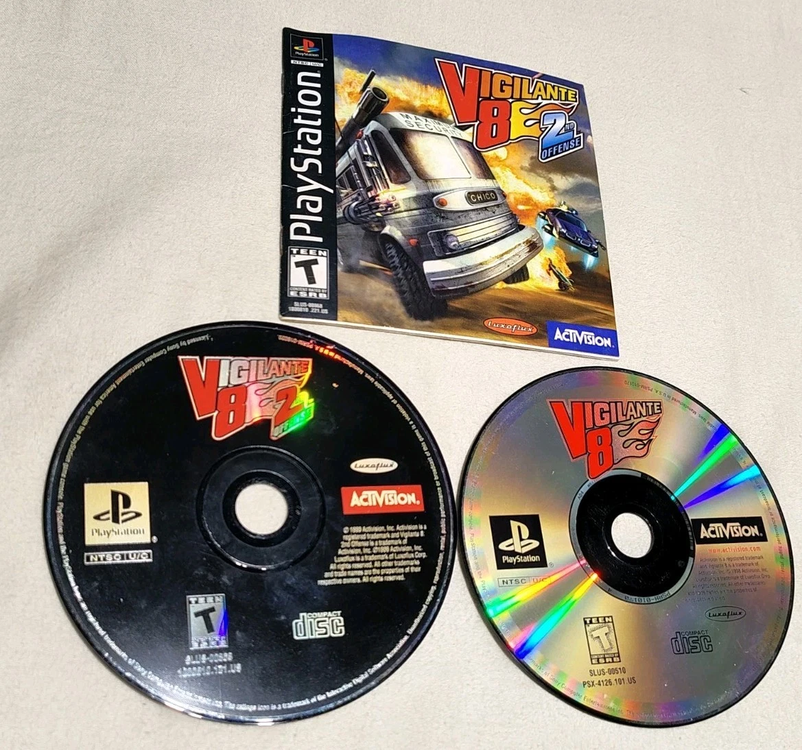 Vigilante 8 - PSX - Jeu Occasion Pas Cher