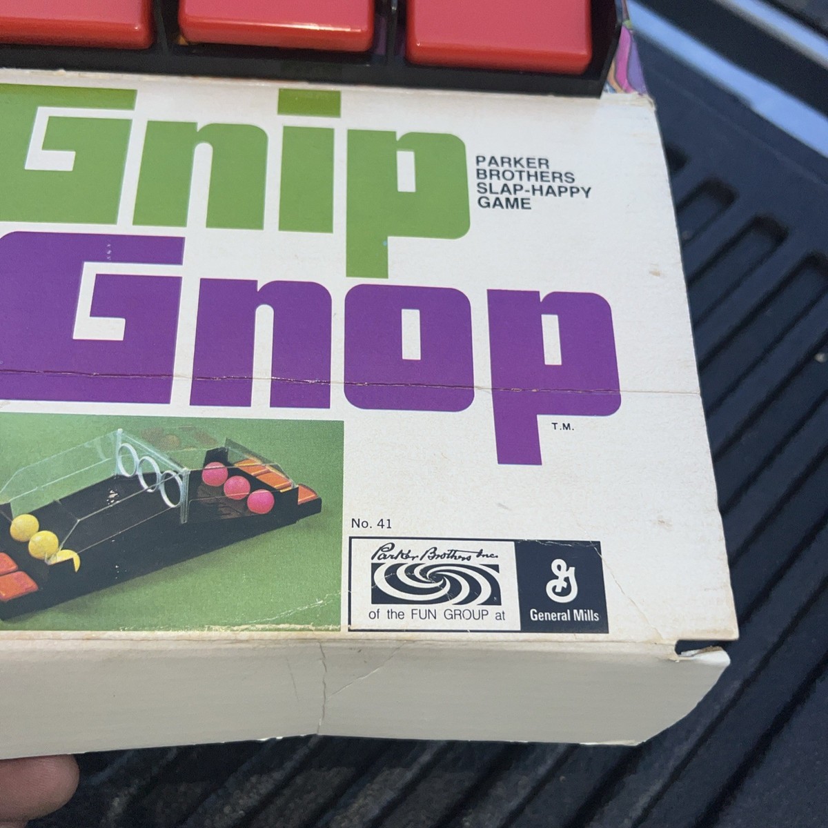 Gnip Gnop Parker Bros Game Complete with Box w/ All 6 Balls - 1971