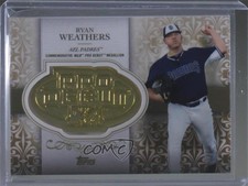 2019 Pro Debut Distinguished Debuts Medallions Gold 43/50 Ryan Weathers 0b67
