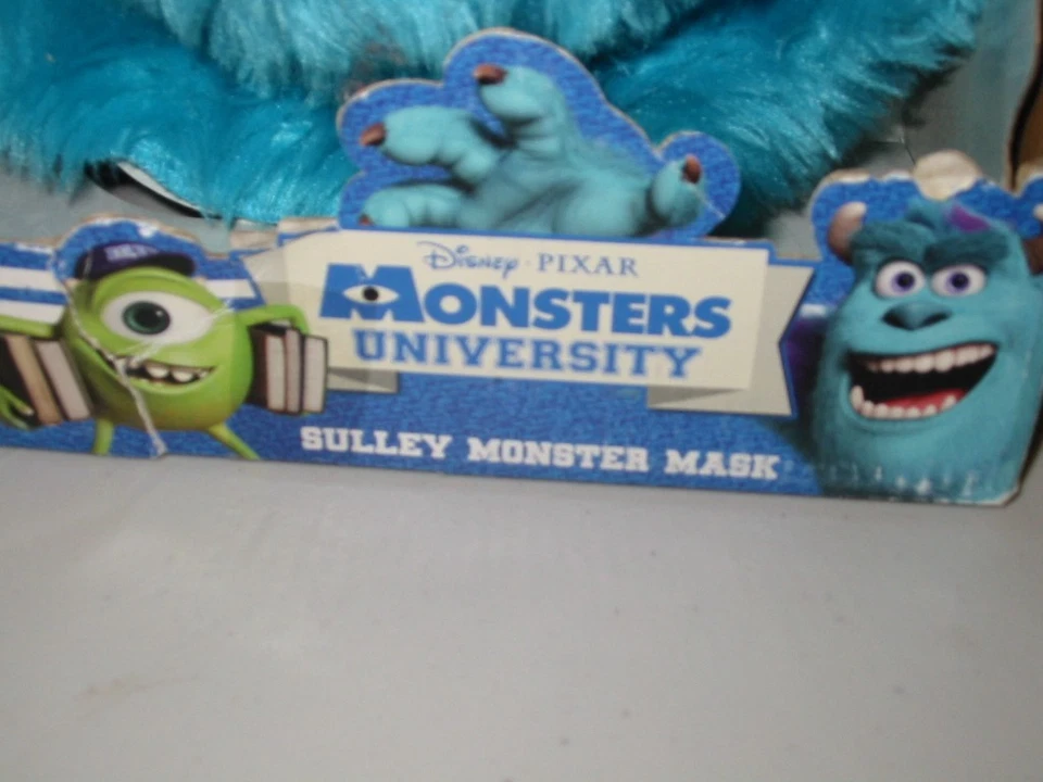 Máscara Monstruo Disney Pixar Monstruos Universidad Sulley Nueva En CAJA Difícil de Encontrar Foto 3 de 4