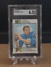 1973 TOPPS #455 JOHN UNITAS SGC 6.5 ExMt+
