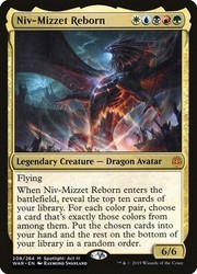 Niv-Mizzet Reborn 208 War of the Spark Foil Mythic Rare