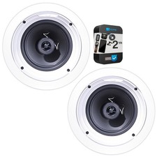 Klipsch R-1650-C In-Ceiling Speaker White 2 Pack with 2 Year Warranty