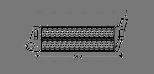 RTA4316 AVA Intercooler FIT RENAULT GRAND SCENIC (2003) 1.5 DCI