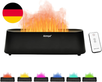 Aroma Diffuser 250ML, Aroma Diffuser Mit Flammen Effekt, Licht Mit 7 Farbwechsel