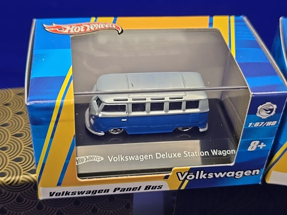 Hot Wheels 1:87 / HO Escala Entrega de lácteos y VW Deluxe Station Wagon Excelente 🎁 Foto 3 de 4