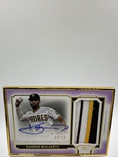 Topps 2024 Definitive Framed Auto Patch Xander Bogaerts #FAPC-XB /10 Padres