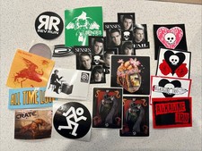 Vintage Early 2000s Punk Rock Alternative Music Band Album Release Stickers Lot