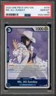 One Piece CCG Ms. All Sunday OP01-079 PRE ERRATA PSA 10 Gem Mint