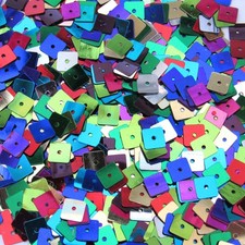 Sequins Squares Mixed Metallic 300 pieces / 1500 15 Off pieces