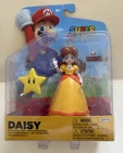 JAKKS Pacific Super Mario Daisy Figure With Super Star, 6 Points of Articulation