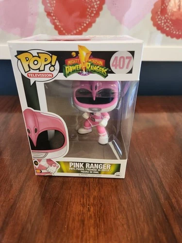 Funko Pop Television Mighty Morphin Power Rangers Pink Ranger #407 Vinyl Vaulted