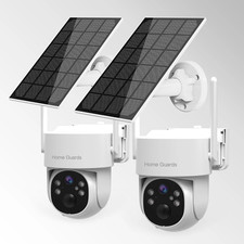 Solar Battery Powered Wifi6 Security Camera 3MP IP Pan Tilt Outdoor 4 Pack HG