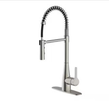 Glacier Bay Paige Semi Professional Single Handle Pull-Down Kitchen Faucet Stain