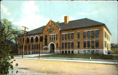 Henry L Pierce School Dorchester Massachusetts MA mailed 1910