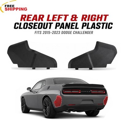 New Rear Left & Right Closeout Panel Plastic Fits 2015-2023 Dodge Challenger