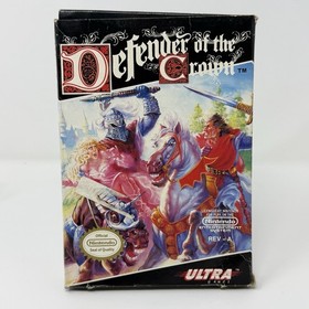 Defender of the Crown Nintendo NES Complete CIB Manual Tested