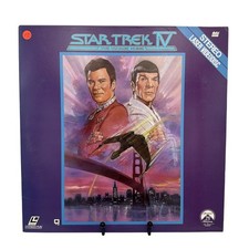 Star Trek IV The Voyage Home Vintage Laser Disc Sci-Fi Film Collectible Media