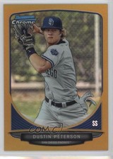 2013 Bowman Draft Picks Chrome Gold Refractor 28/50 Dustin Peterson #BDPP10 3q5