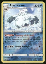 Pokemon Abomasnow 38/156 Ultra Prism Reverse Holo R NM/M