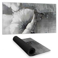 Begin Home Decor C1DM1531BIGC94 16 x 32 in. Industrial Monochrome Flowers Des...