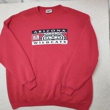 Vintage Arizona Wildcats Sweatshirt Mens 2XL Red 90s NCAA Football Lee Crewneck