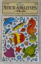 Stick-a-Bilities Scrapbook Stickers Fish Ocean Life The Paper Studio 2003
