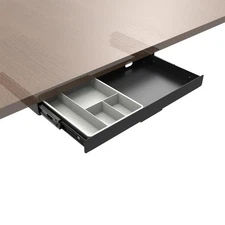 Under Desk Slide Out Pencil Drawer 15 Inch Wide Storage Organizer Black Tray