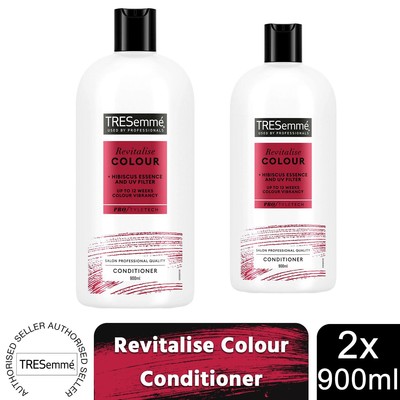 TRESemme Colour Revitalise Colour Fade Protection Conditioner, 2er Pack, 900ml