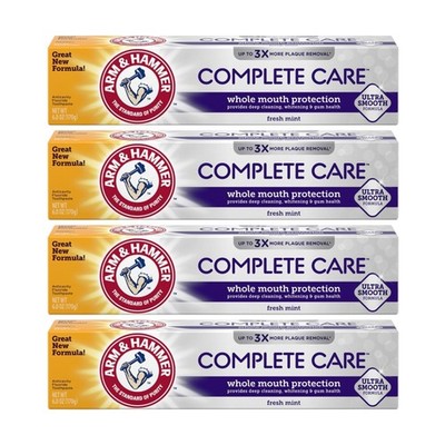 Zahncreme gegen Verfärbungen Arm & Hammer Complete Care 4x170g