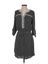 NWT Skies Are Blue Women Black Casual Dress XS