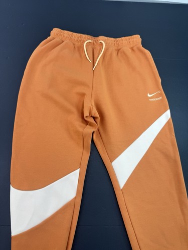 Completo uomo Nike Tech Fleece Big Swoosh arancione felpa con cappuccio e joggers taglia media - Foto 12 di 22