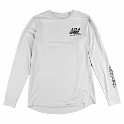 Troy Lee Designs Adult's Ruckus Long Sleeve Ride Art & Speed Mist Tee - 2XL