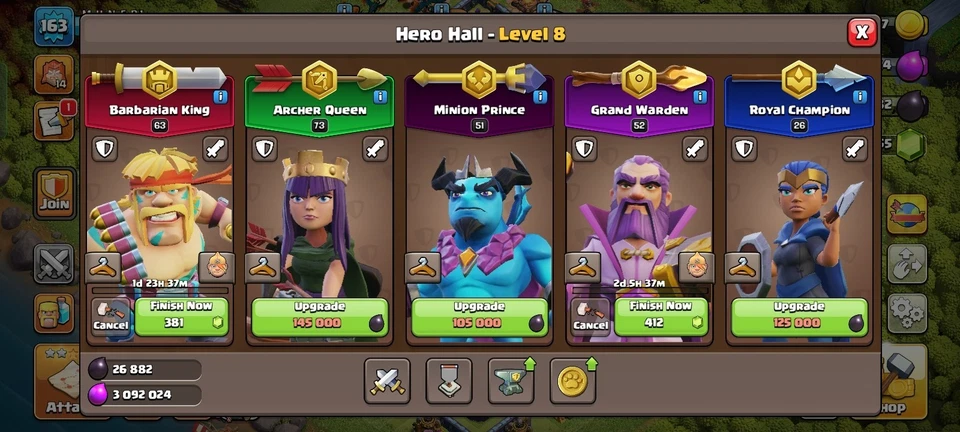TH14 ALMOST MAX DEFENSES, 64/73/51/53/26 HEROES,GOOD TROOPS, NICE HERO EQUIPMENT - Image 3 of 4