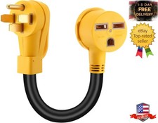 4 Prong to 3 Prong Dryer Adapter NEMA14-50P to 6-30R 240V 50 Amp Male Plug 30