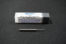 MICROCUT .05" X 1/8SHK X .15L,2FL,RN,LR,.450 REACH,1-1/2 OL, SECM, FREE SHIP,1PC