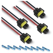 H11 H8 880 881 Wiring Harness Pigtail Sockets Female Connector for 4