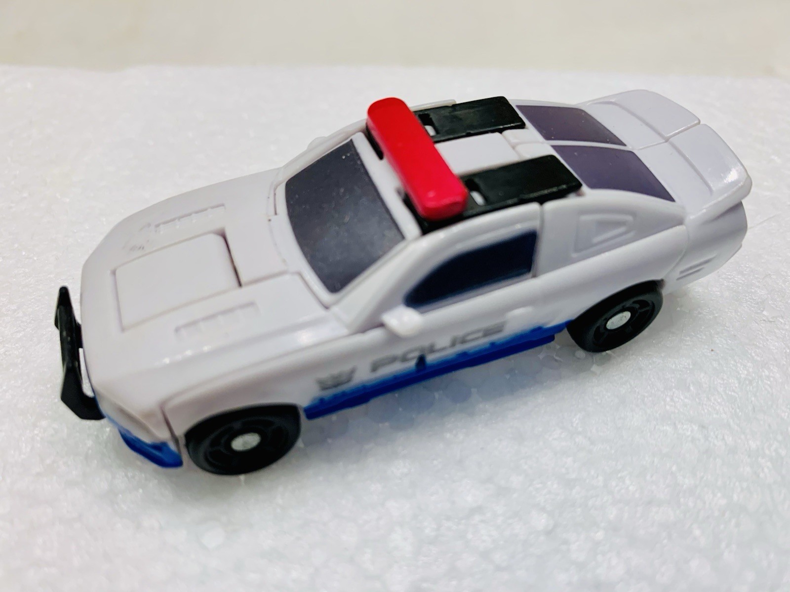 TF3 DOTM movie: Cyberverse Barricade White repaint complete lot Dark Of The Moon
