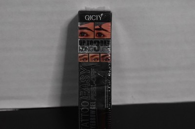 QICIY Tattoo Easy Eyebrow Gel Peel-Off brown Long Lasting Waterproof 0.35 oz