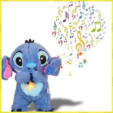 Stitch Breathing Musical Soothing Doll Sleep Toys Anxiety Relief Plush Toy Gift