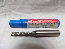 Niagara Cutter 4FL 37081 Endmill HSS 1/4" Diameter 3/8" Shank