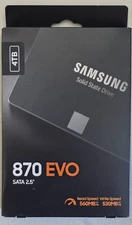 New Samsung 870 EVO 4TB 2.5" SATA III Internal SSD MZ-77E4T0B/AM